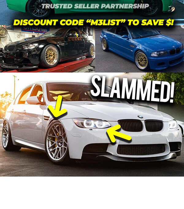 ISC Suspension partnership! BMW M3 coilovers suspension and more. Discounts baby!