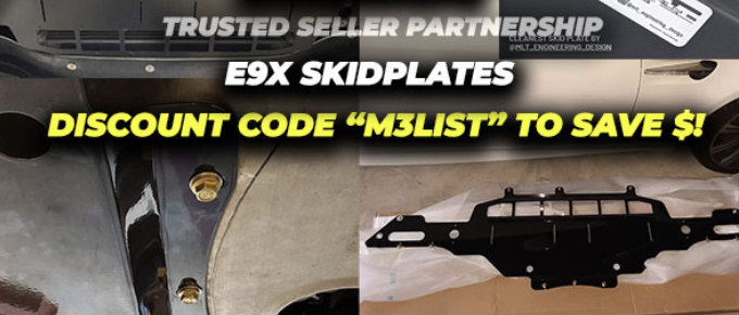 Need an undertray or skid plate for your BMW M3? New partnership with MLT Engineering!