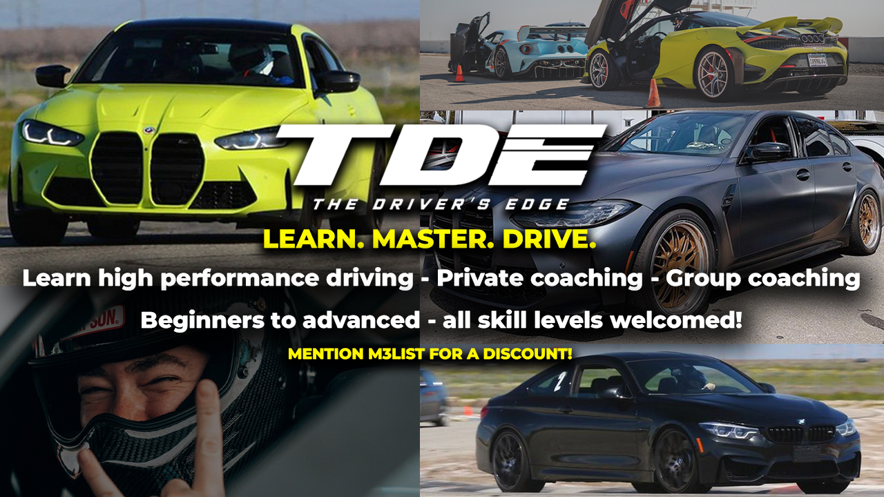 The Drivers Edge partners with M3List! Learn how to drive FAST.