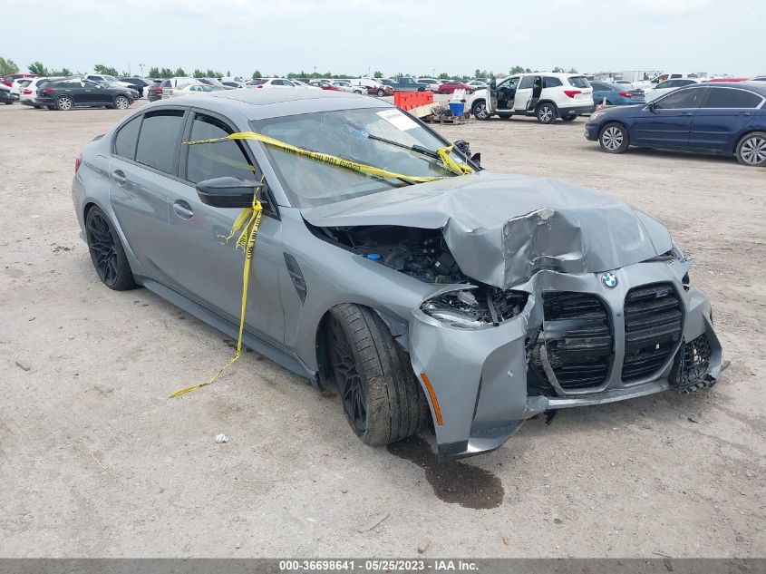 10 crashed BMW G80 M3s at IAA auction yard with mostly front end damage