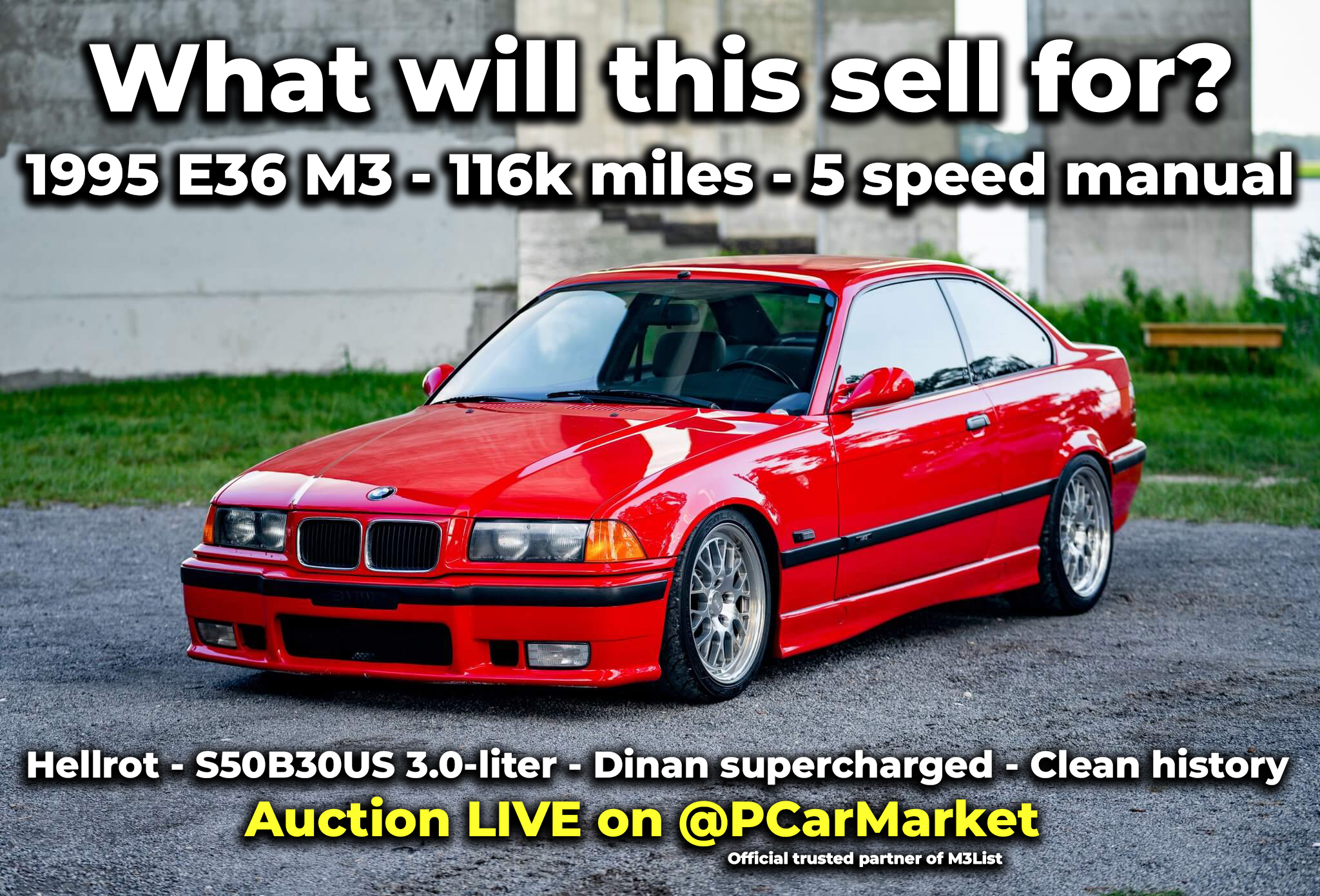 1995 Dinan Supercharged E36 M3 up for auction PCarMarket