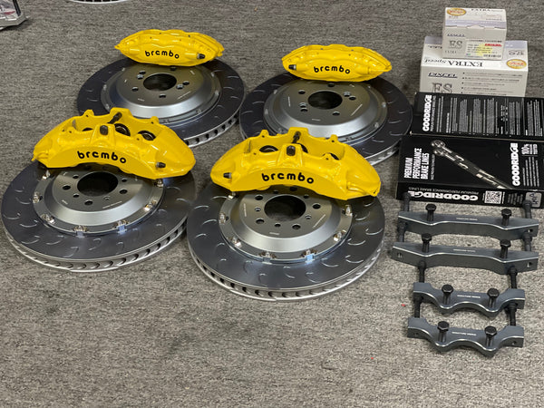 Big brake kit for E9X M3 and 4 other mods