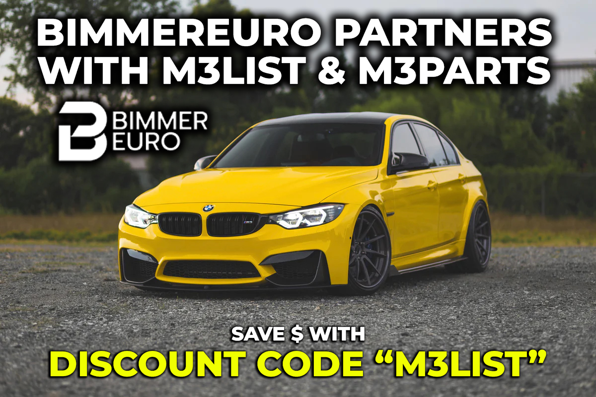 BimmerEuro partners with M3List and M3Parts for discount coupons for aftermarket BMW parts