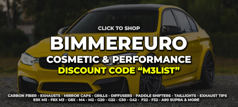 Coupon discount codes for BMW aftermarket parts and mods