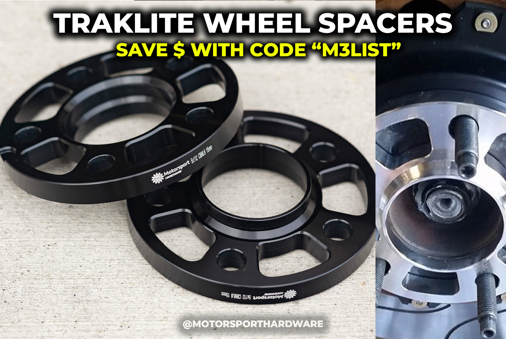 Track wheel spacers from MotorsportHardware best pricing in 2023 for perfect fitment