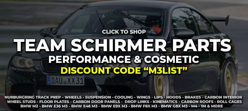 Team Schirmer Parts discount code m3list