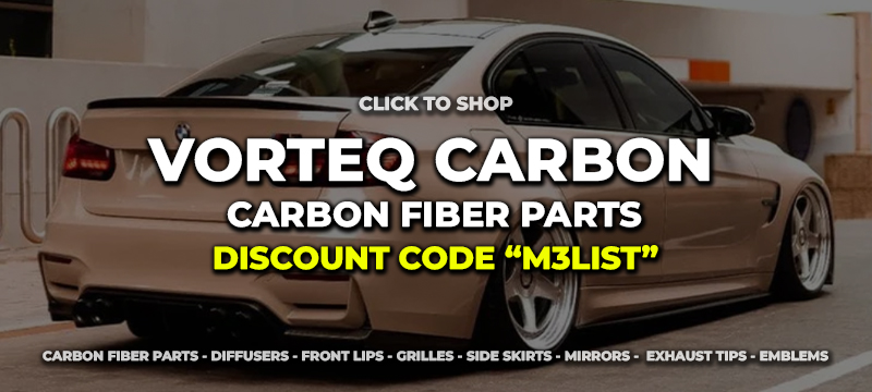 Vorteq Carbon Fiber partners up with M3List with discount codes and savings in 2023