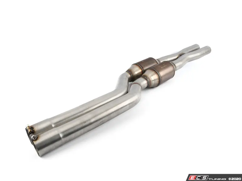 BMW E30 - All Models (For E46 M3 - S54 Engine Conversion) Front "X-Pipe" With Metallic Catalytic Converter Right + Left