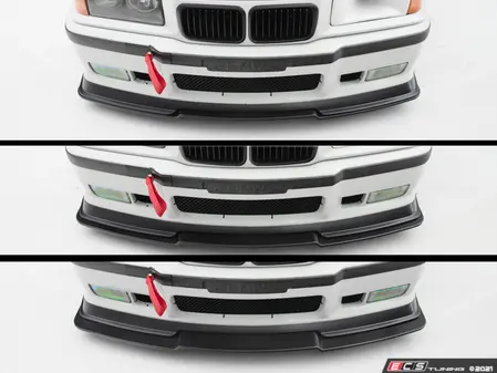 BMW E36 M3 Modular Front Lip, Splitter & Aluminum Skid Plate Kit