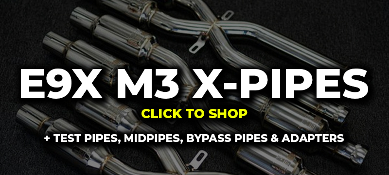 BMW E92 M3 E9X XPIPES TEST PIPES BYPASS PIPES ADAPTERS