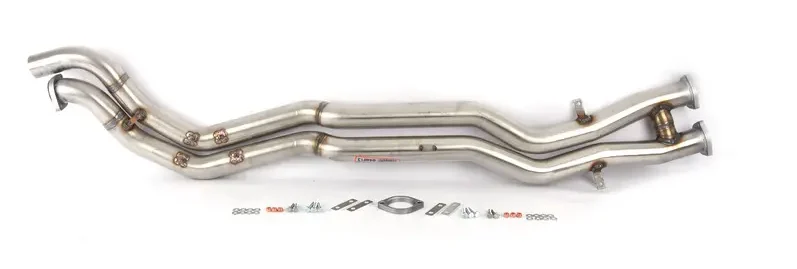 Center Exhaust Twin Pipe - Non-Resonated supersprint bmw e46 m3