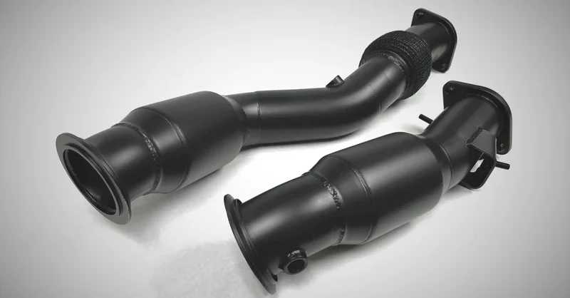Evolution Racewerks Sports Series High Flow Catted Downpipes BMW G80 M3/ G82 M4 2021 discount code m3list autotalent