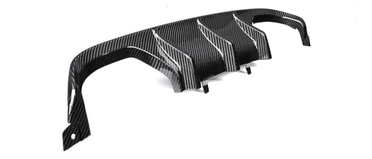 MHC BMW M3 & M4 PERFORMANCE STYLE REAR DIFFUSER IN GLOSS PRE PREG CARBON FIBRE extreme power house discount code m3list