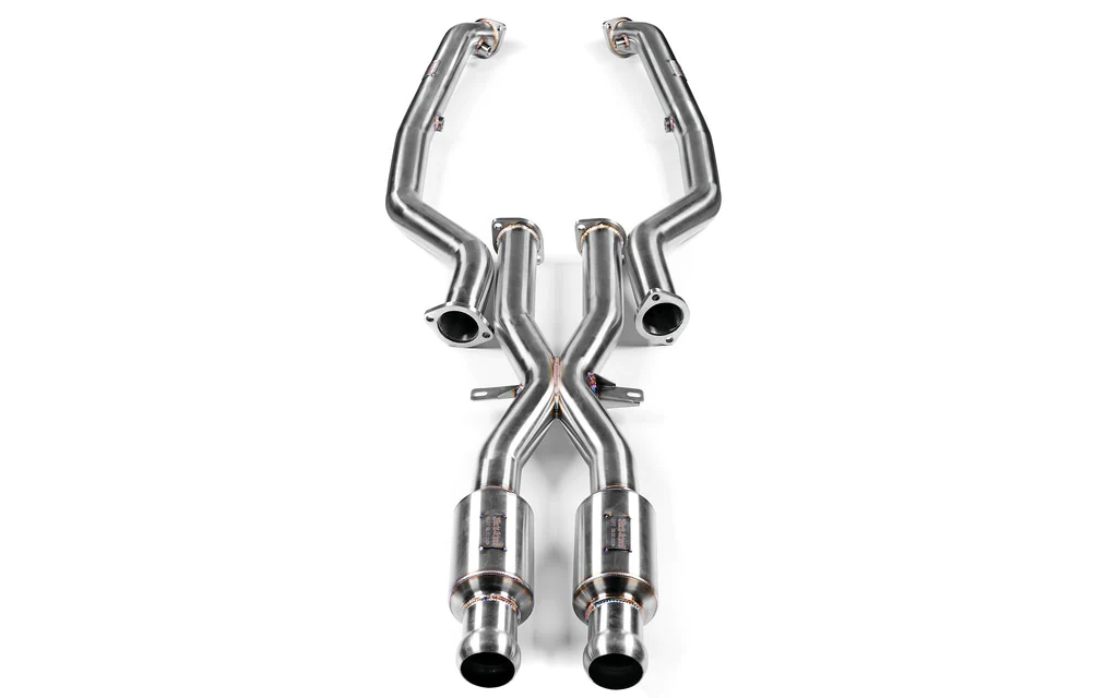 Macht Schnell E9X M3 Stainless Steel X-Pipe - Race IND