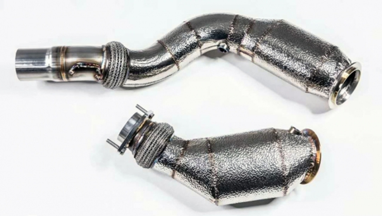 Racing Dynamics Catted downpipes for BMW M3 F80/M4 F82/F83 & M2C F87 with S55 motor Extreme Power House discount code M3List
