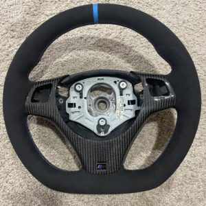 Alcantara steering wheel bmw
