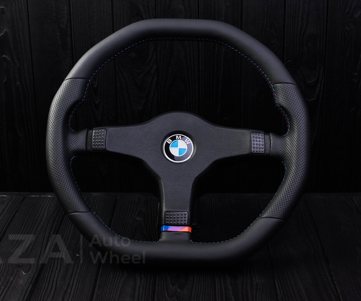 Aza Auto Wheel BMW E30 M3 M Tech 1 steering wheel refinished 385mm