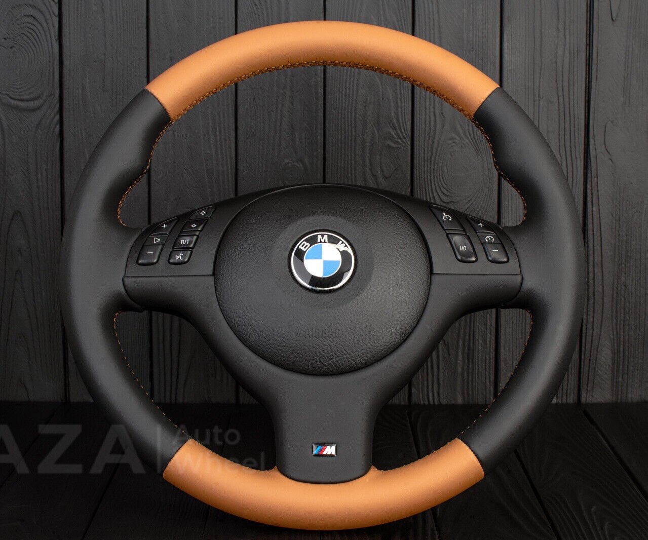 Aza Auto Wheel BMW OEM Custom Leather M Sport E46 M3