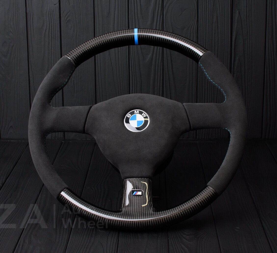 Bmw E30 e28 e34 e24 M-tech 2 steering wheel 385MM Carbon fiber aza