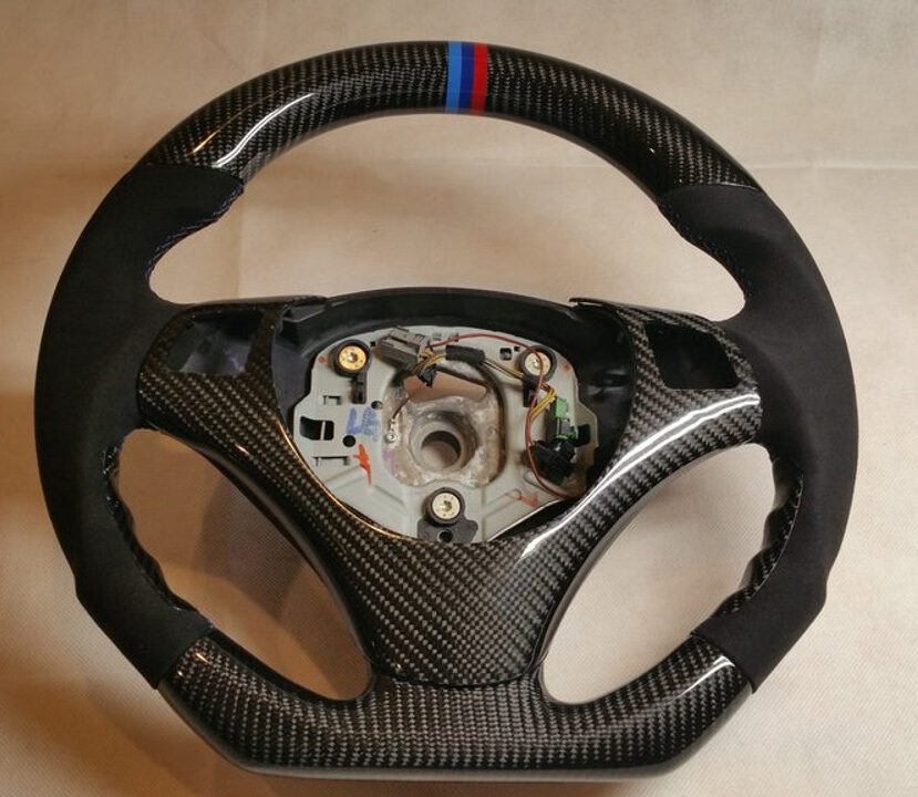 DINMANN CF STEERING WHEEL | E8X-1M | E9X M3 | - MANUAL WITH $200 REFUND OPTION extreme power house