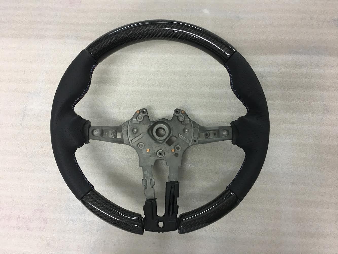 F Series Carbon Fiber/Leather Steering Wheel bmwmpower247