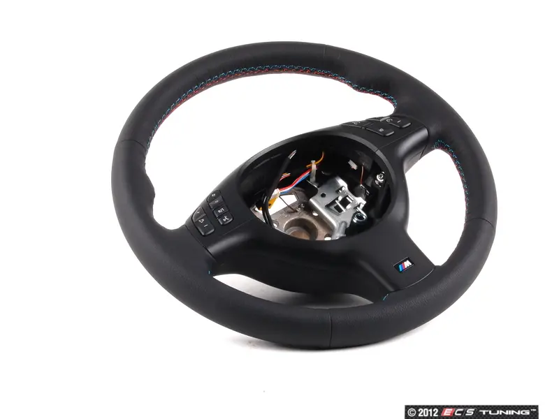 M Leather Steering Wheel - With Multifunction Controls ECS