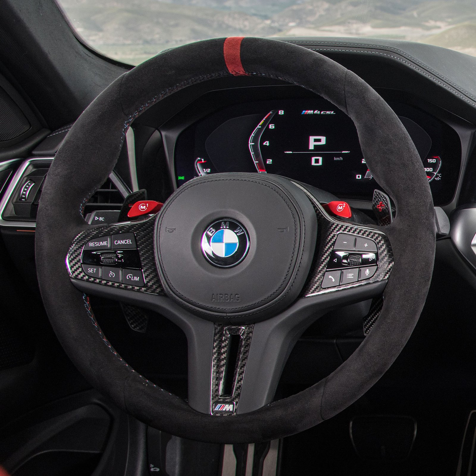 OEM BMW G80 M3 CS, G82 M4 CSL Alcantara steering wheel paddleshifterz discount code m3list