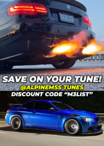 alpine tunes bmw BMWm3 m3 m3list discount bmwtune alpine mss