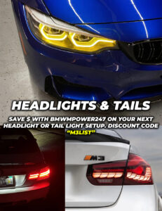 bmw upgraded tail lights headlights OLED IKONS bmwmpower247