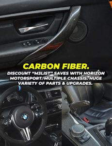 HORIZON MOTORSPORT DISCOUNT CARBON FIBER BMW M3 PARTS