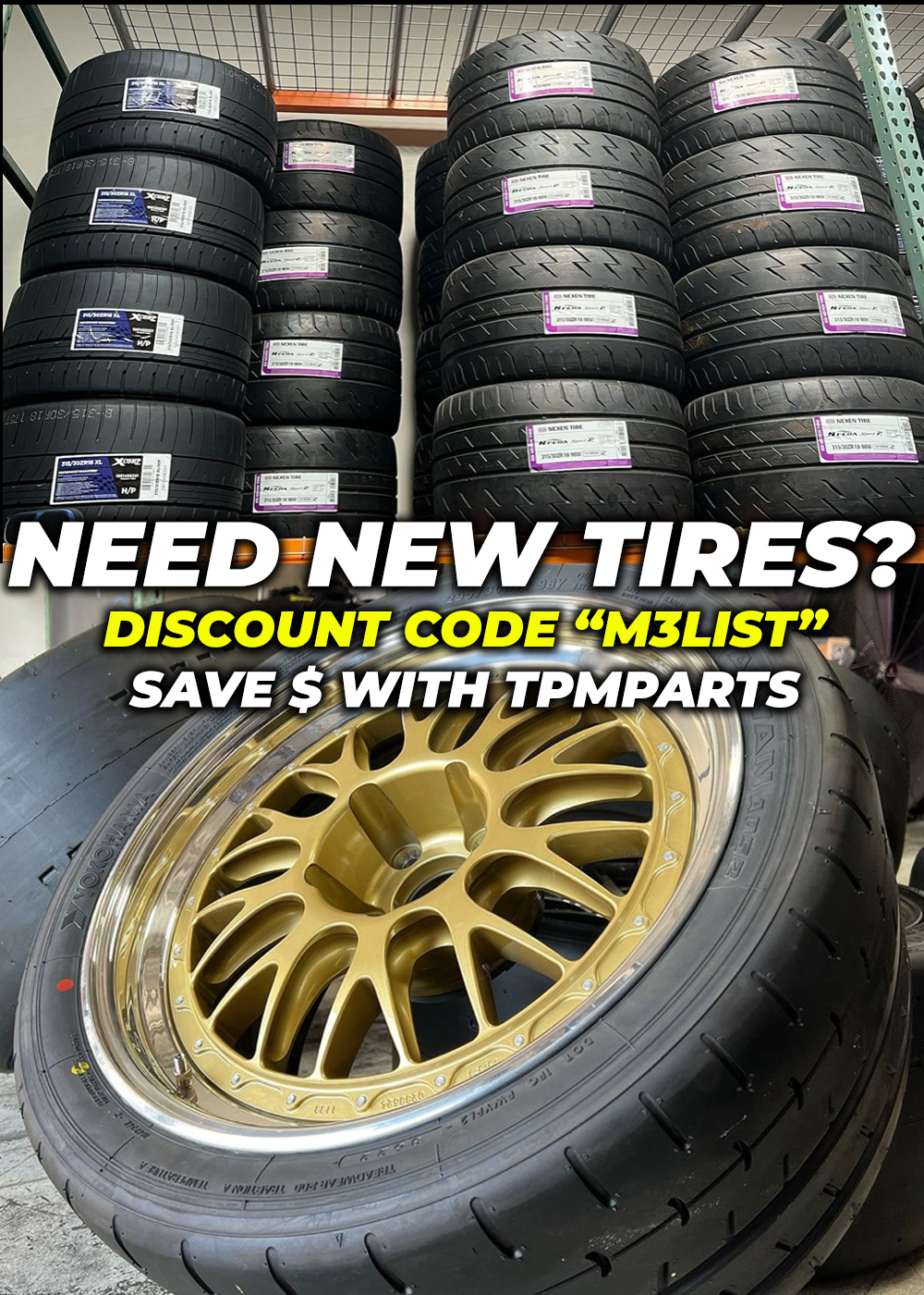 Need a new set of track tires? Discounted pricing in 2024 for your next setup.