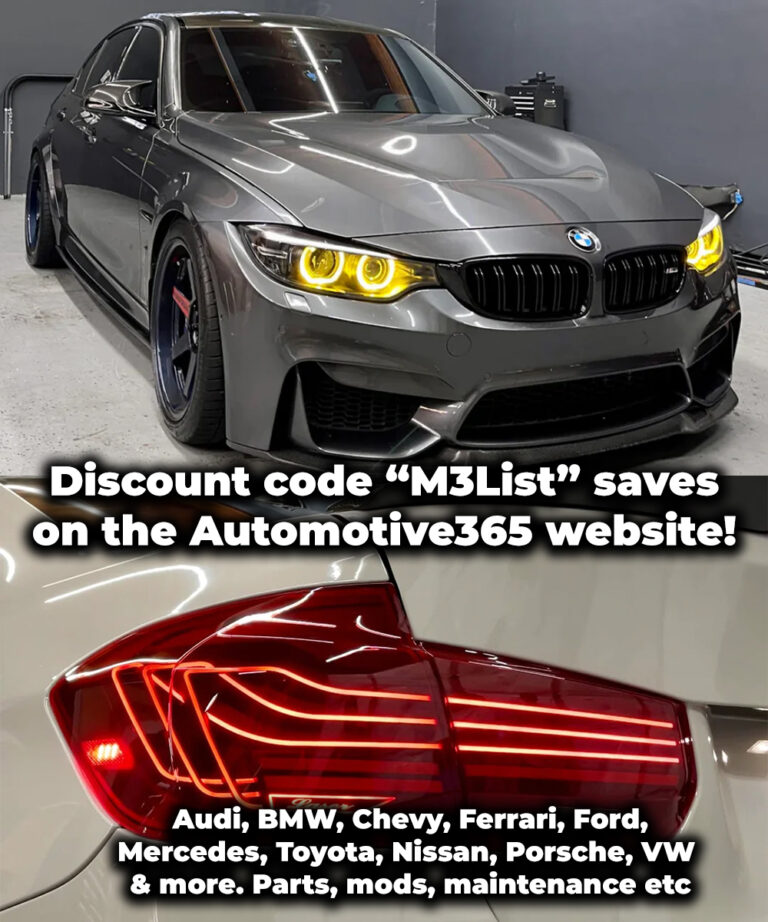 Automotive365 discount code m3list discounted car parts