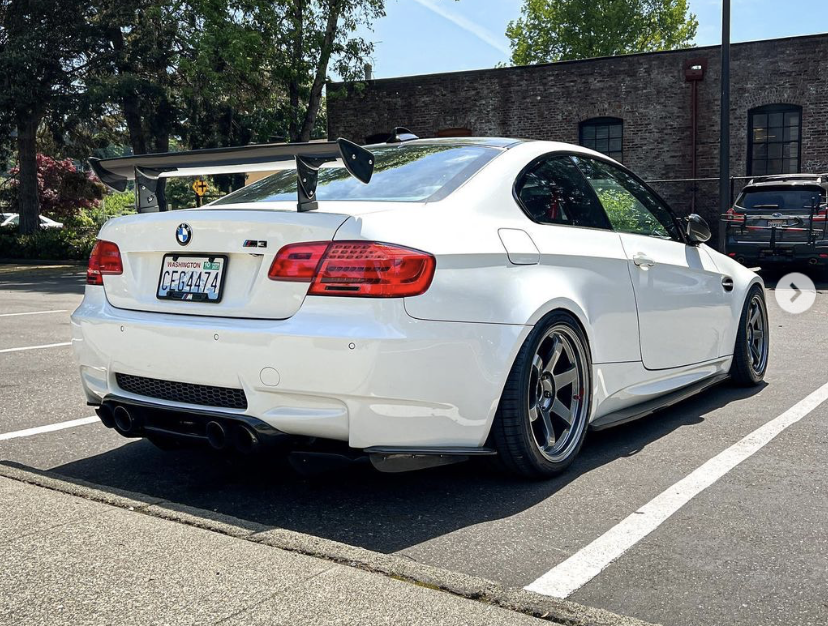 Thinking about a GTS wing for your E92 M3? Pair it with a carbon fiber diffuser or side skirts.