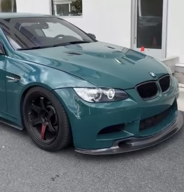 green e92 m3 Pom Performance BMW parts carbon fiber mods modifications discount M3List E92 M3 gt4 lip