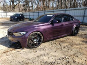 bmw individual purple Daytona violet f80 m3 2018 crashed copart