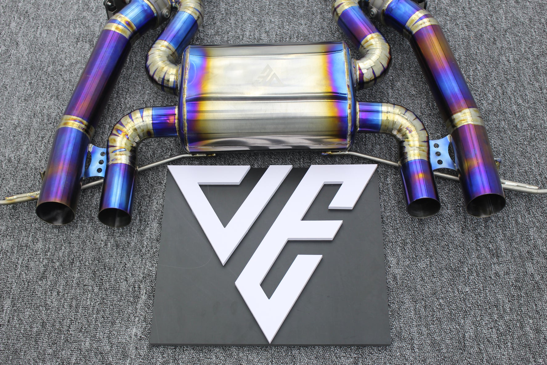 BMW G8X M2 M3 M4 Valved exhaust titanium G80 M3 G82 M4 Remote mufflers close and open