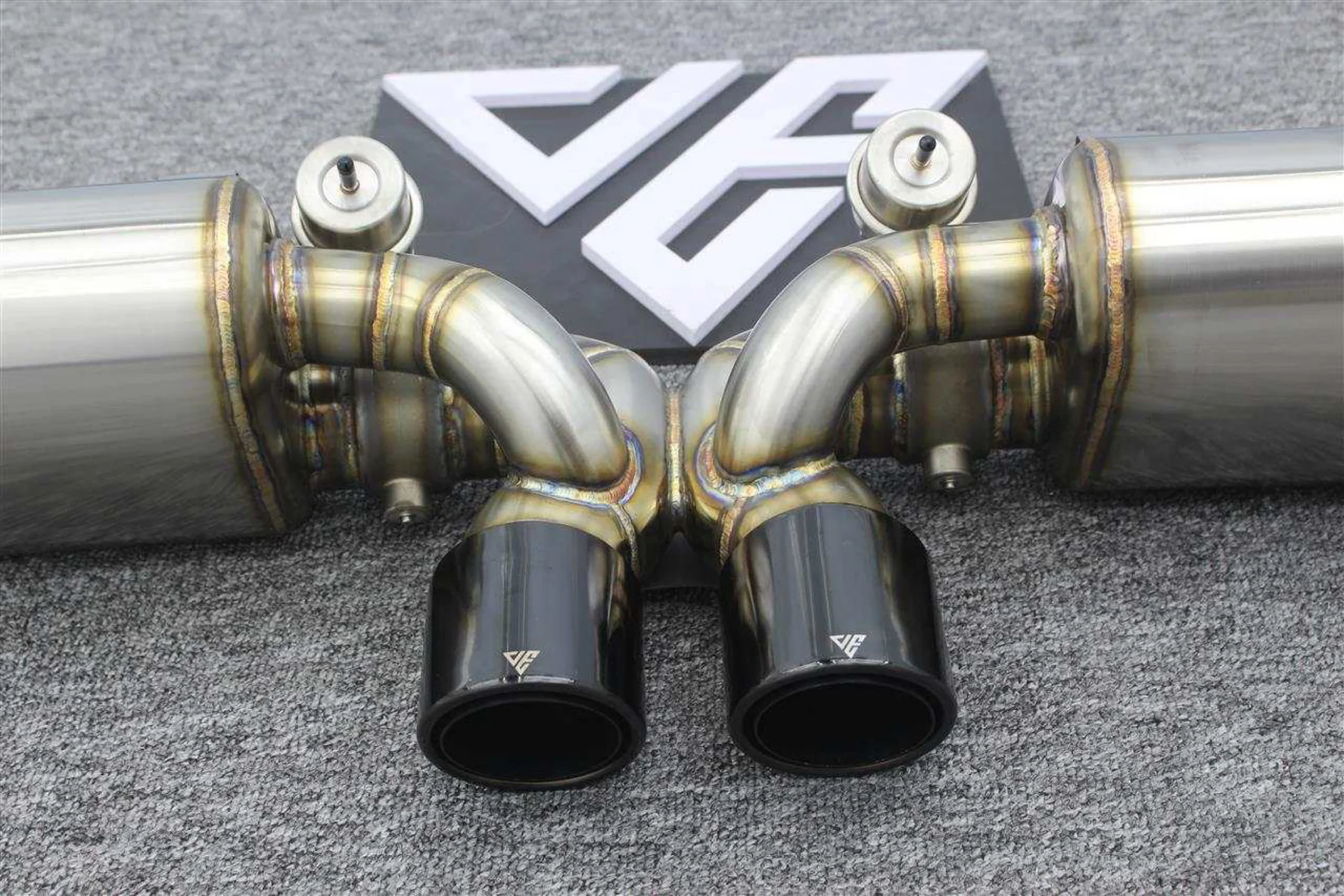 valved exhaust for porsche GT3 GT3rs 991 991.2 mufflers close open butterfly valves loud quiet