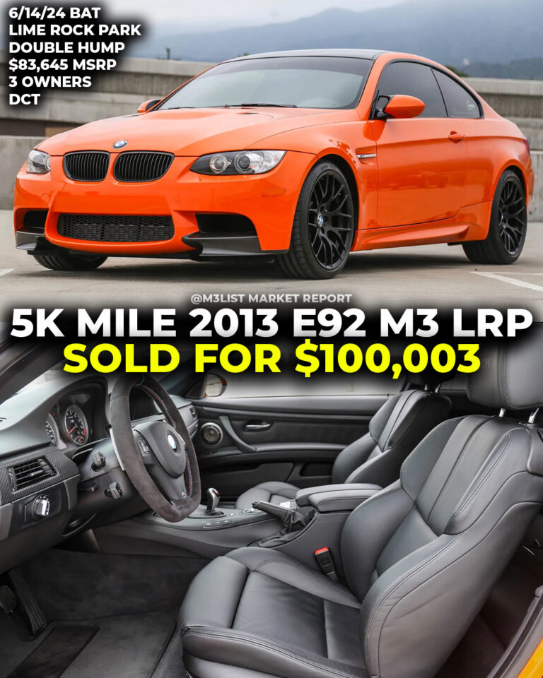 Lime rock park bmw e92 m3 sold orange dct bring a trailer market report m3list bmw m3 pricing sold recently