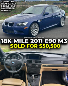 interlagos blue e90 bmw m3 sunroof navigation cars and bids sold market report m3list