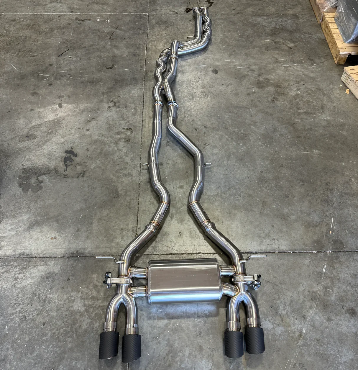 Budget friendly BMW F80 M3 F82 M4 valved exhaust in 2024. Equal length or single setups.