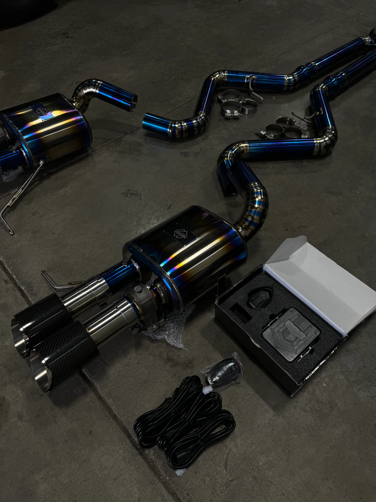 A new titanium valved exhaust enters the market for the BMW E9X M3 in 2024.