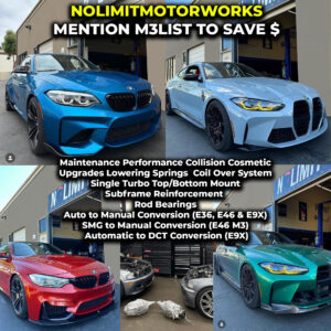 NO LIMIT MOTOR WORKS DISCOUNT COUPON CODE LA HABRA M3LIST