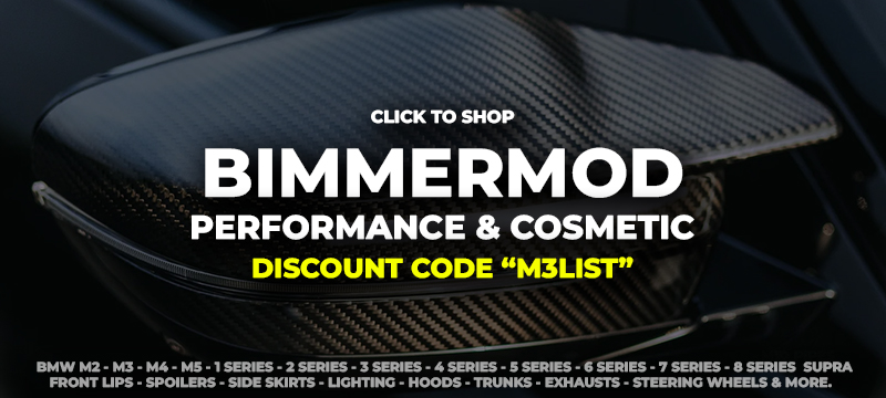 BimmerMod discount code bimmer mod m3list m3 parts modifications for bmw m3 m4 m5 m2 3 series