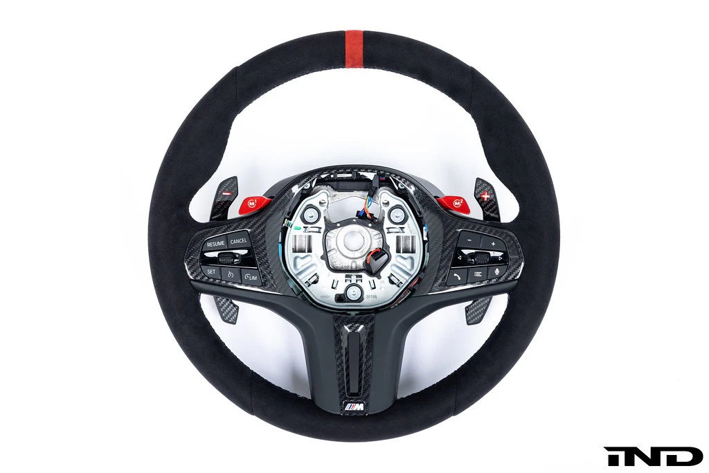 BMW G82 M4 CSL Steering Wheel IND Distribution INDstyle alcantara m4 csl