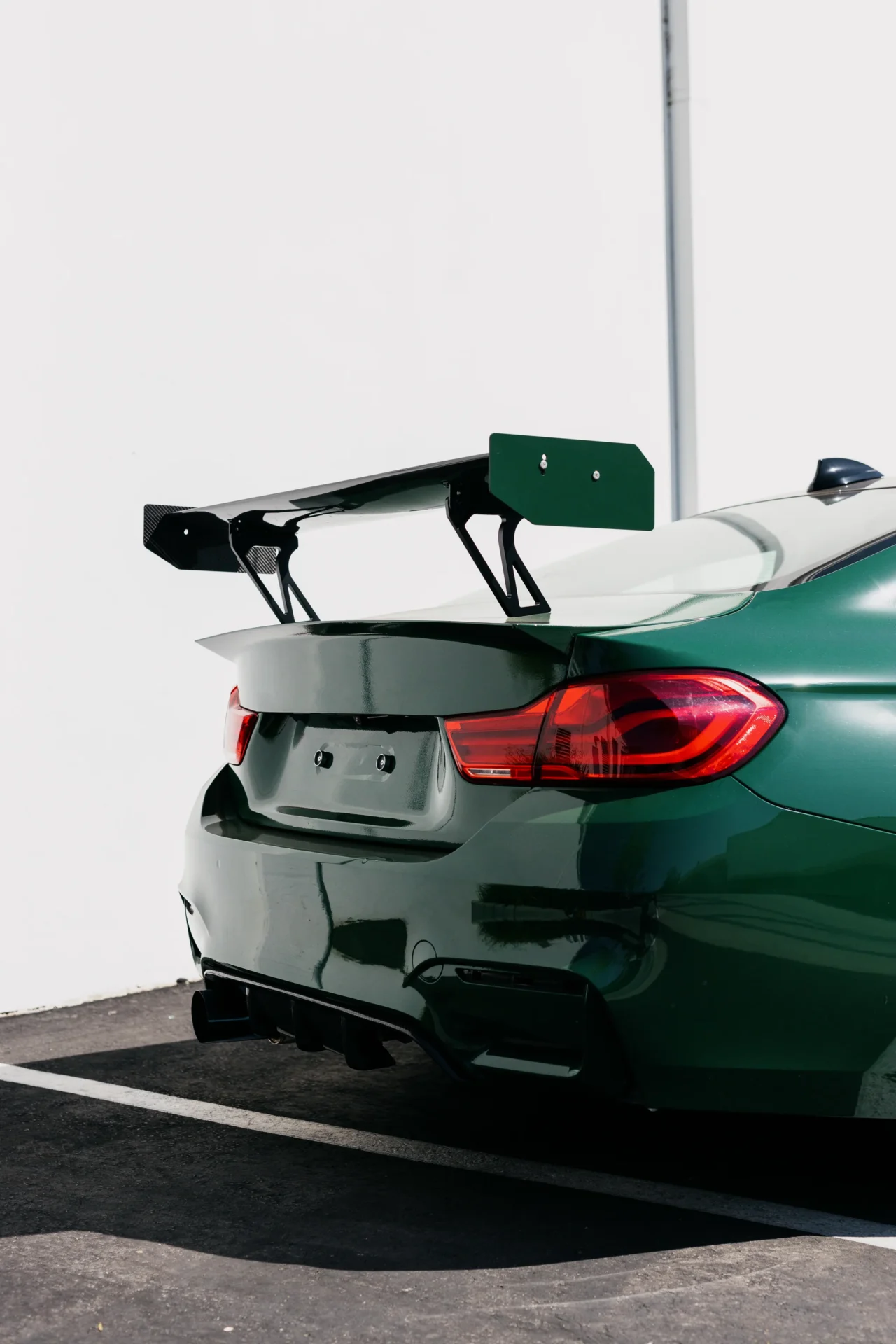 bmw m4 f82 nurburgring spec wing spoiler ridgeline motorsport