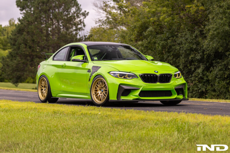 titan wheels bmw m2 modified green IND Distribution