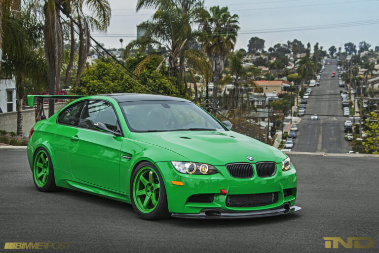 signal green bmw e92 m3 ind distribution green te37 supercharged e9x