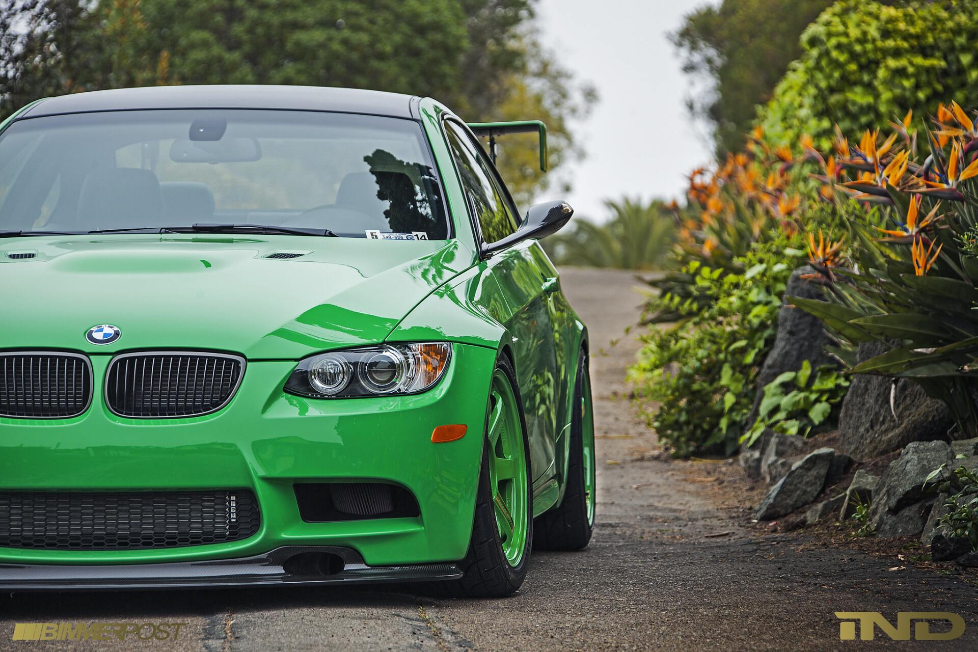 signal green bmw e92 m3 ind distribution green te37 supercharged e9x