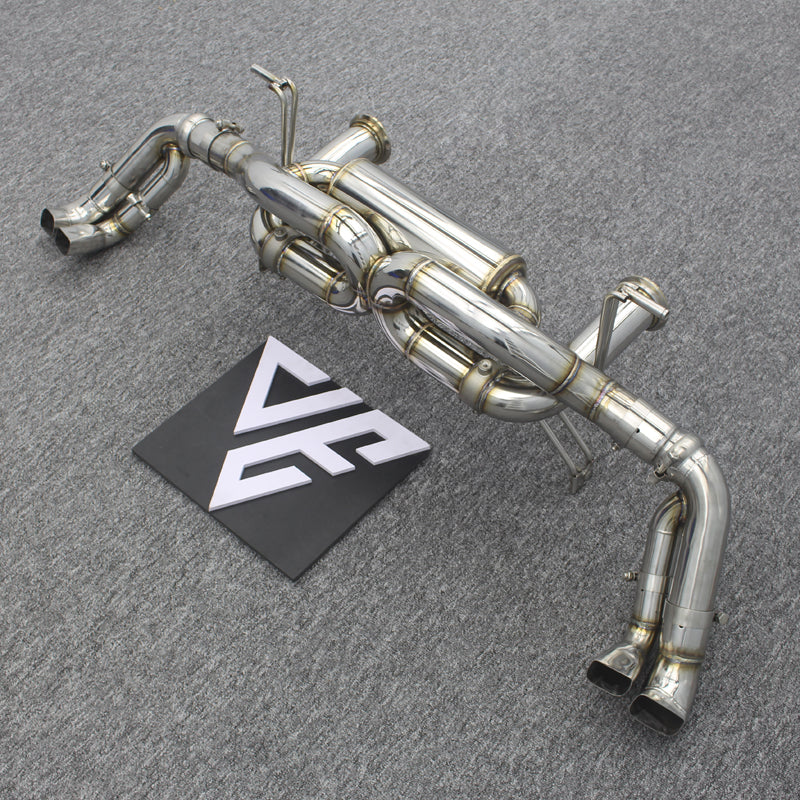 valved exhaust for audi r8 v8 valved exhausts