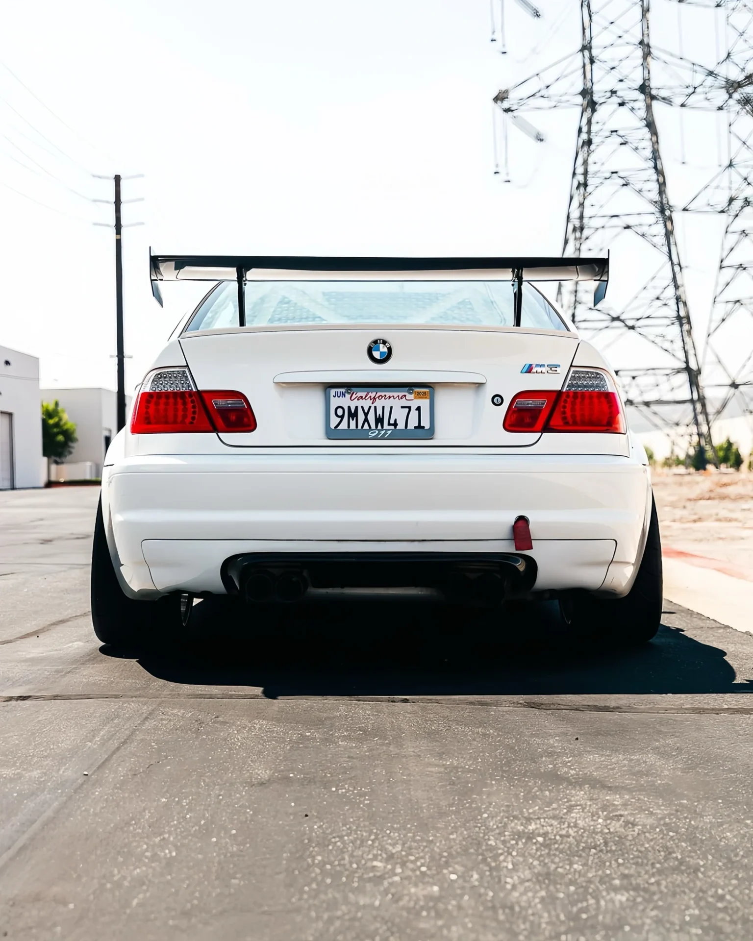 e46 m3 wing spoiler nurburgring spec aero bmw ridgeline motorsport